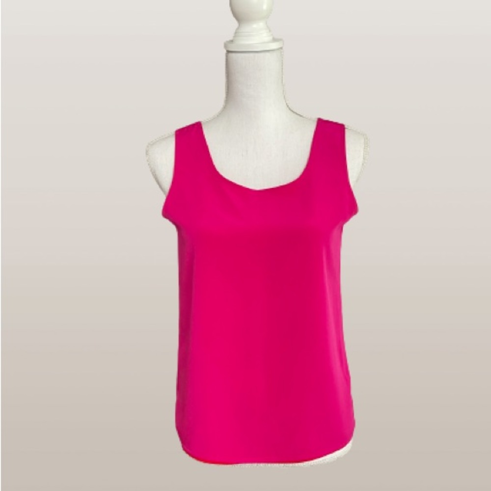 Reversible tank top hot pink to red size SP